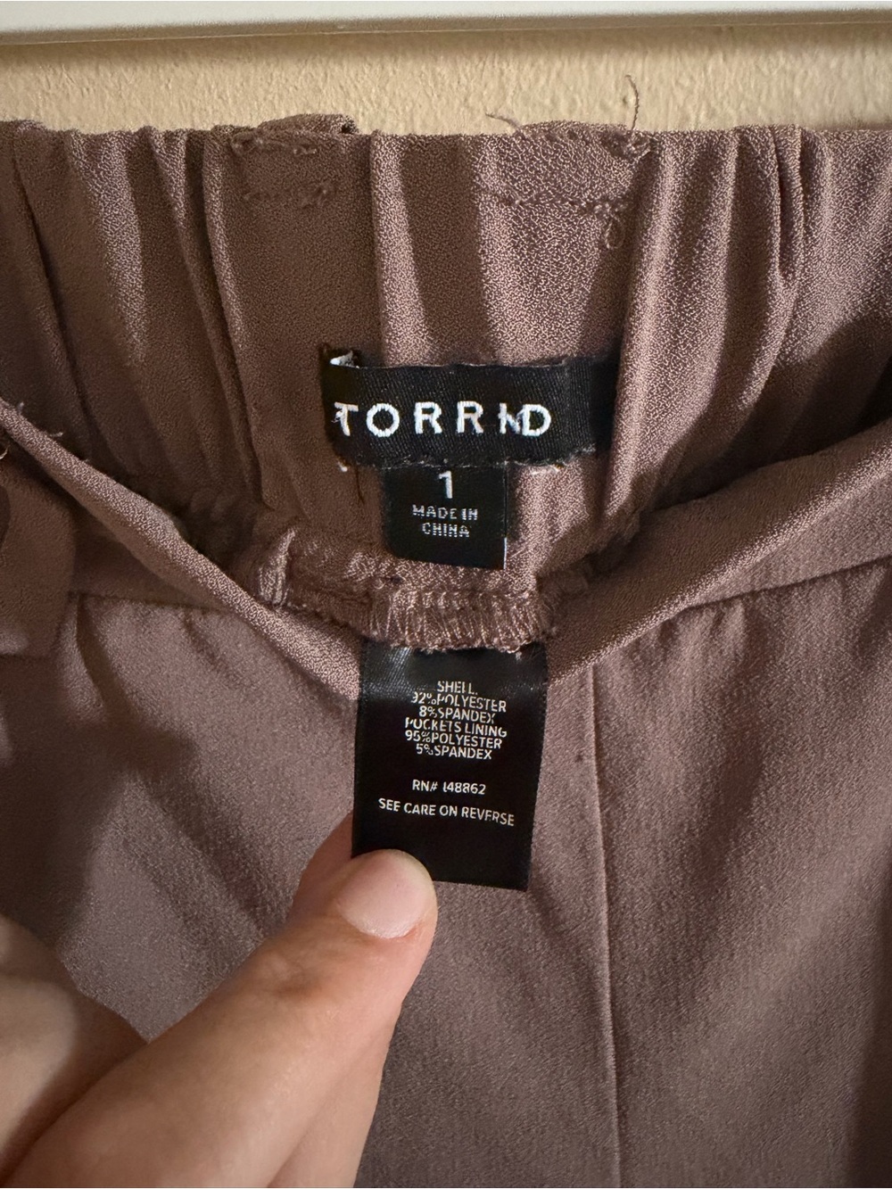 Torrid Dress Pants in Taupe Brown - Picture 2 of 3